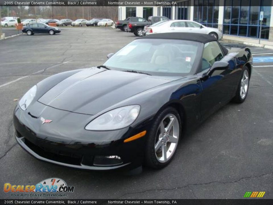2005 Chevrolet Corvette Convertible Black / Cashmere Photo #7