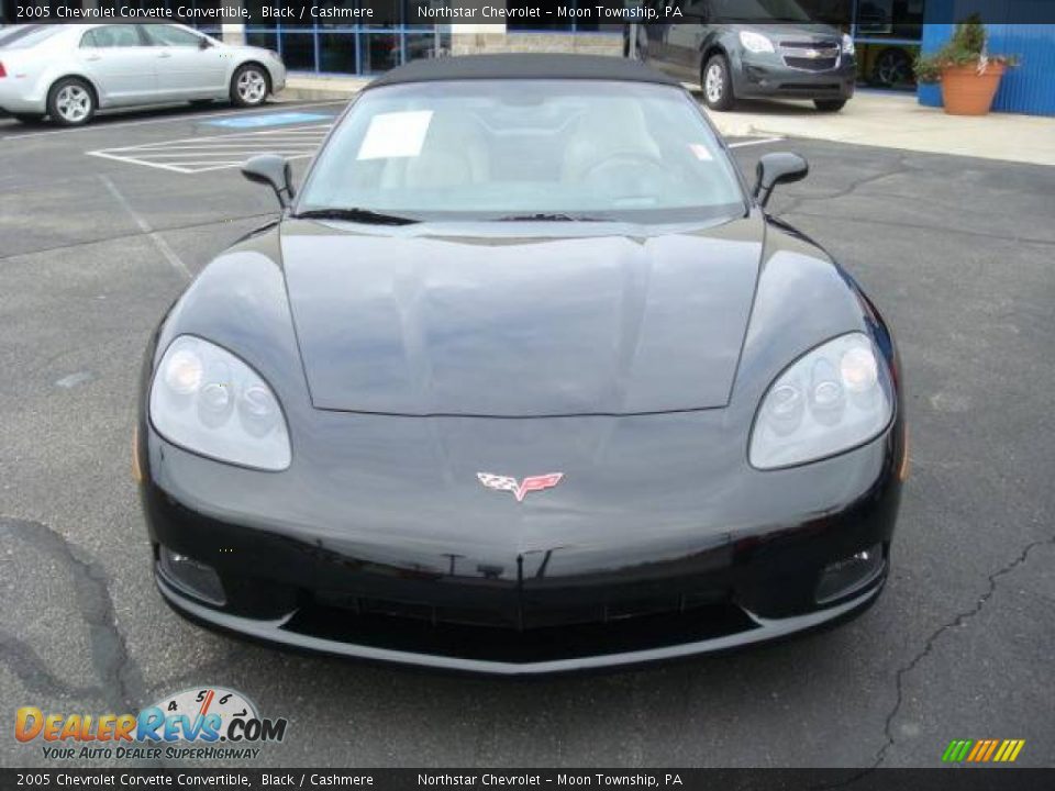 2005 Chevrolet Corvette Convertible Black / Cashmere Photo #8