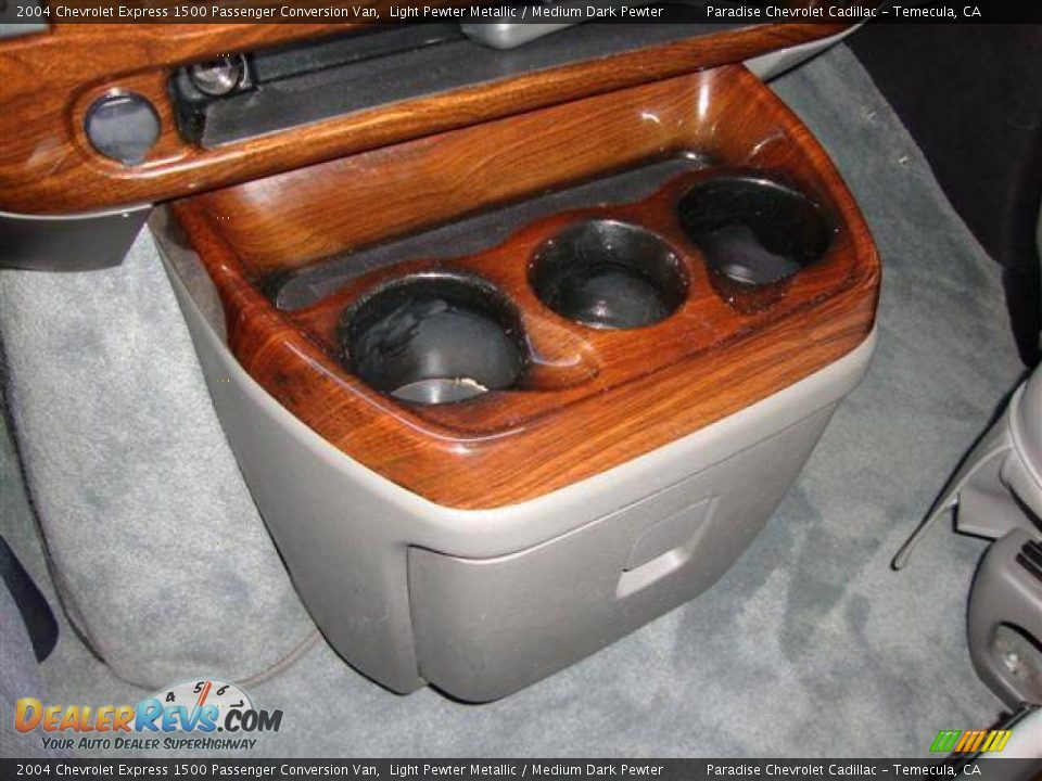 2004 Chevrolet Express 1500 Passenger Conversion Van Light Pewter Metallic / Medium Dark Pewter Photo #35