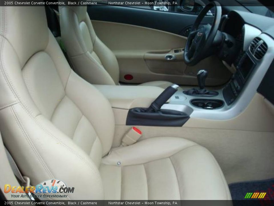 2005 Chevrolet Corvette Convertible Black / Cashmere Photo #10