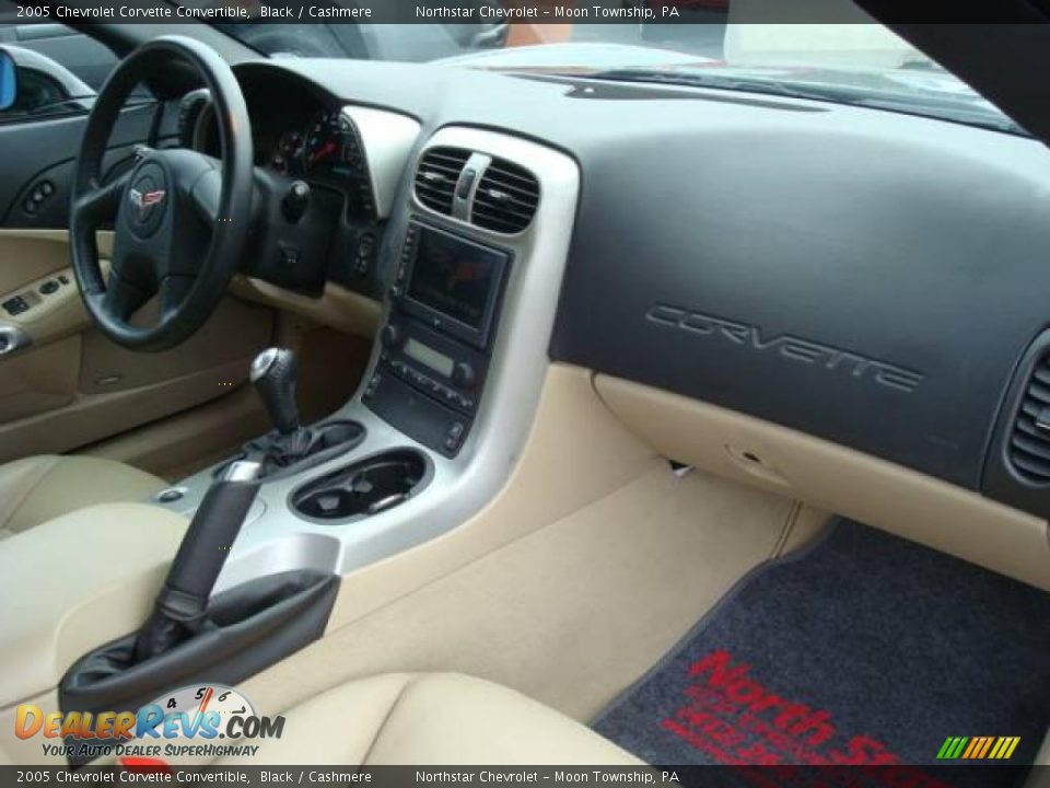 2005 Chevrolet Corvette Convertible Black / Cashmere Photo #11