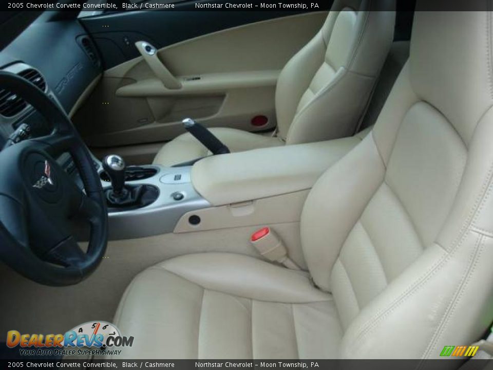 2005 Chevrolet Corvette Convertible Black / Cashmere Photo #14