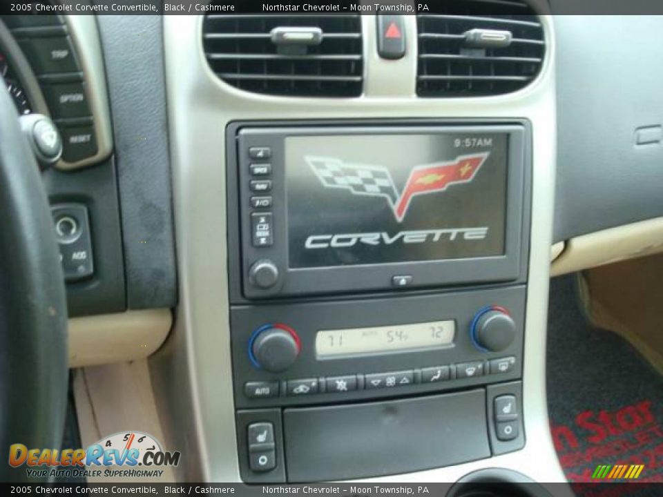 2005 Chevrolet Corvette Convertible Black / Cashmere Photo #18
