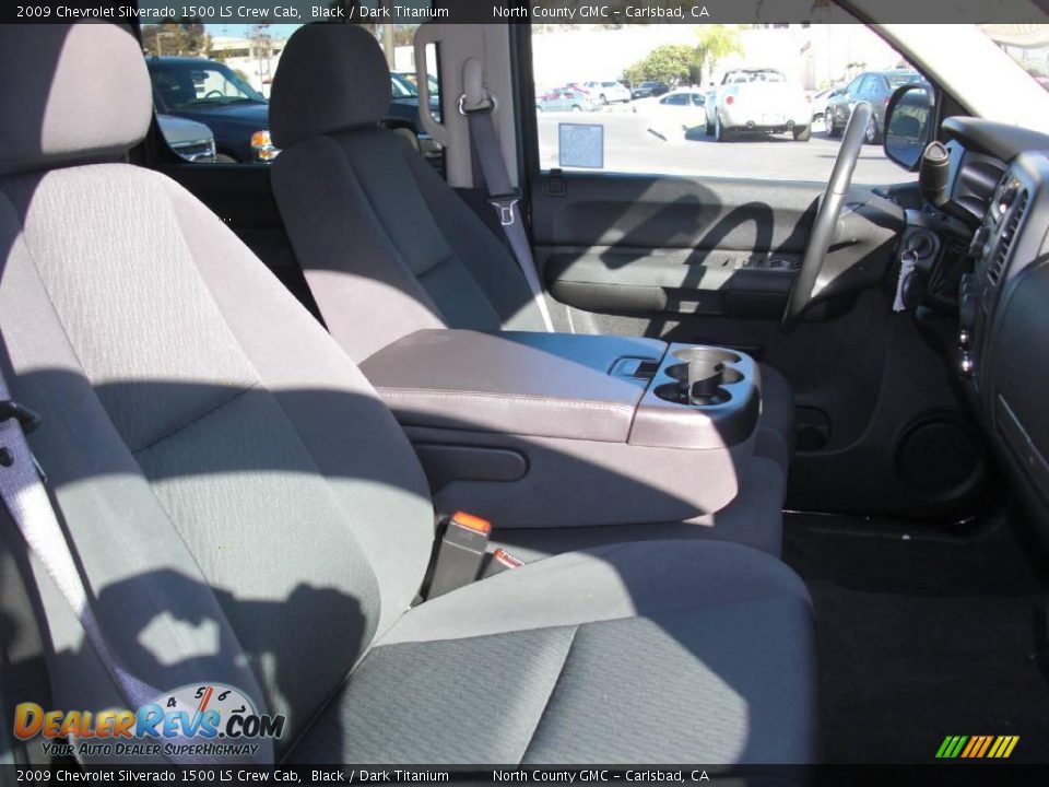 2009 Chevrolet Silverado 1500 LS Crew Cab Black / Dark Titanium Photo #4