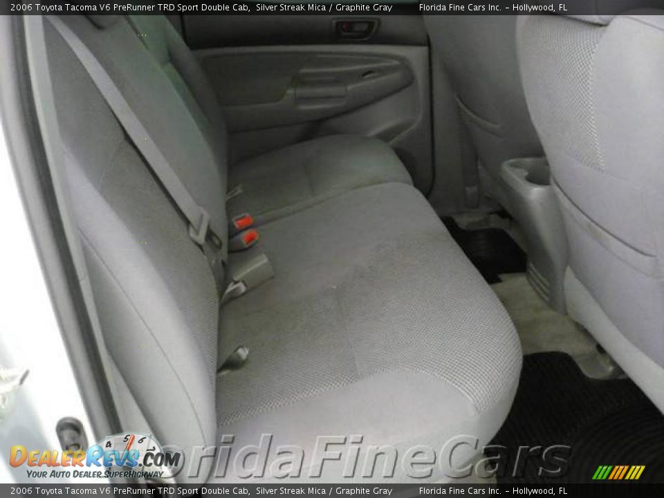 2006 Toyota Tacoma V6 PreRunner TRD Sport Double Cab Silver Streak Mica / Graphite Gray Photo #13