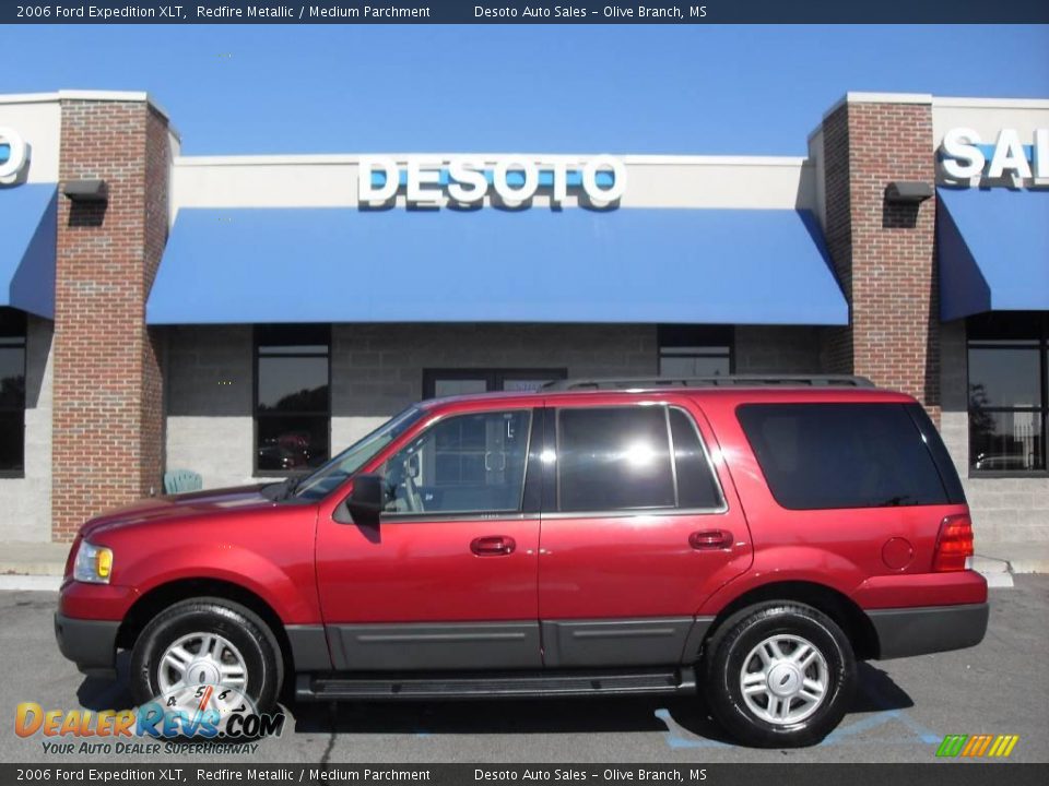 2006 Ford Expedition XLT Redfire Metallic / Medium Parchment Photo #1