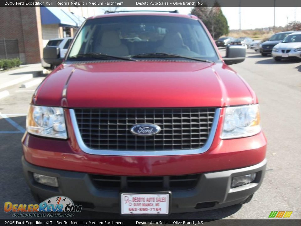 2006 Ford Expedition XLT Redfire Metallic / Medium Parchment Photo #3