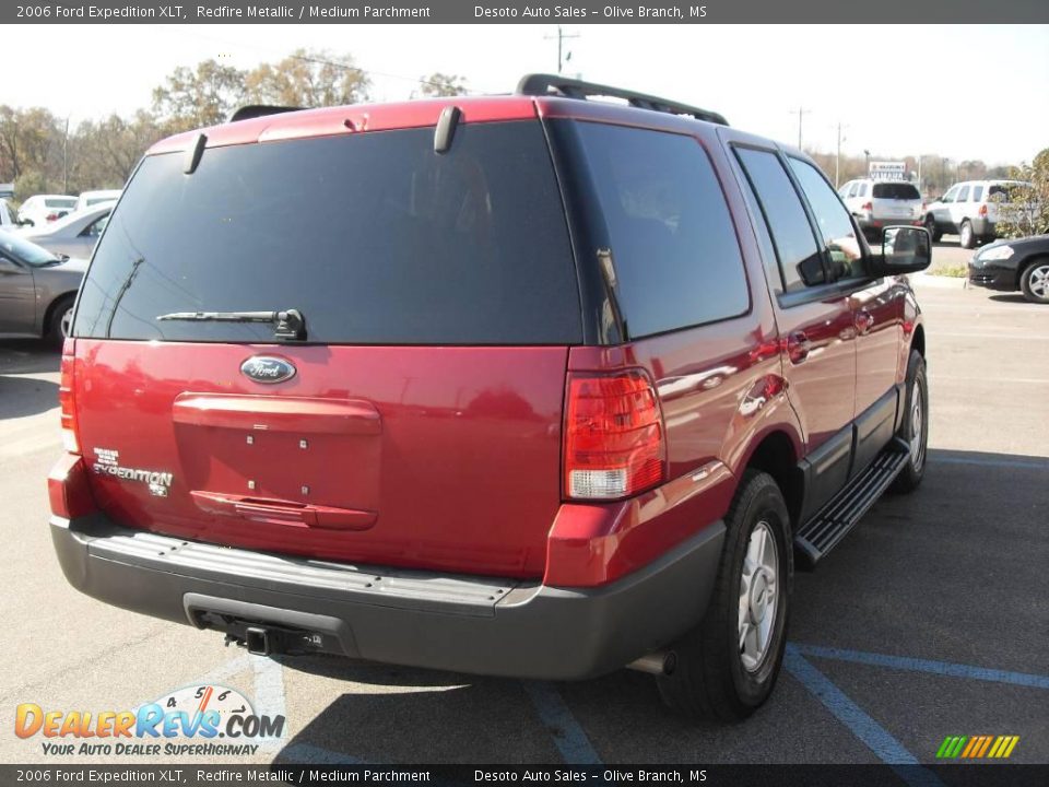 2006 Ford Expedition XLT Redfire Metallic / Medium Parchment Photo #6