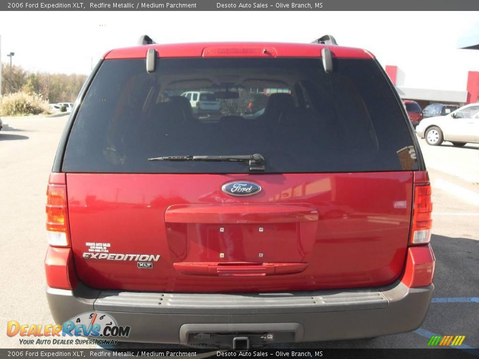 2006 Ford Expedition XLT Redfire Metallic / Medium Parchment Photo #7