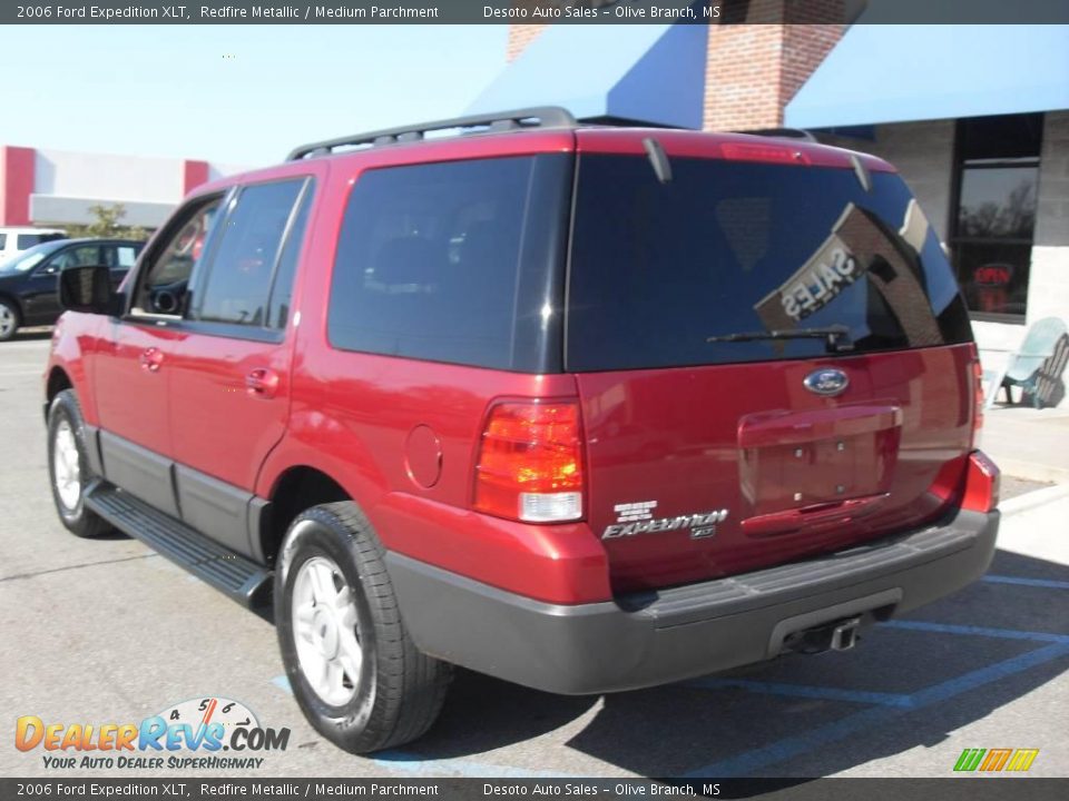2006 Ford Expedition XLT Redfire Metallic / Medium Parchment Photo #8
