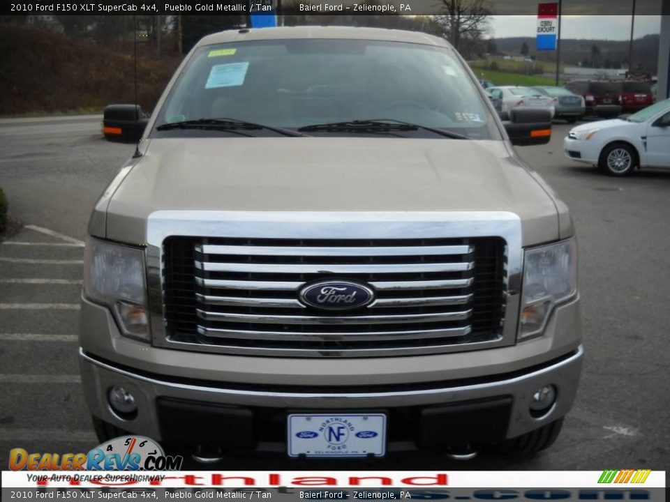 2010 Ford F150 XLT SuperCab 4x4 Pueblo Gold Metallic / Tan Photo #3