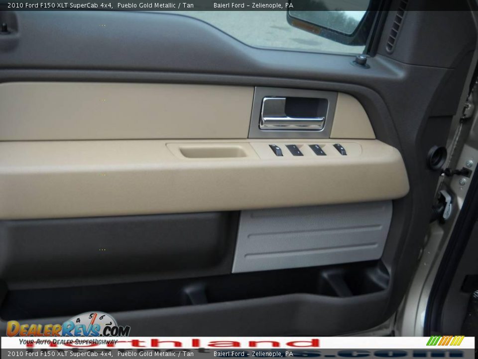 2010 Ford F150 XLT SuperCab 4x4 Pueblo Gold Metallic / Tan Photo #9