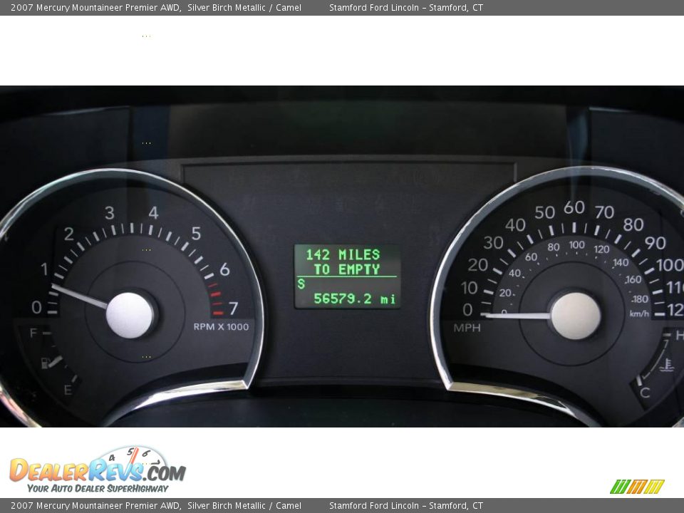 2007 Mercury Mountaineer Premier AWD Silver Birch Metallic / Camel Photo #19