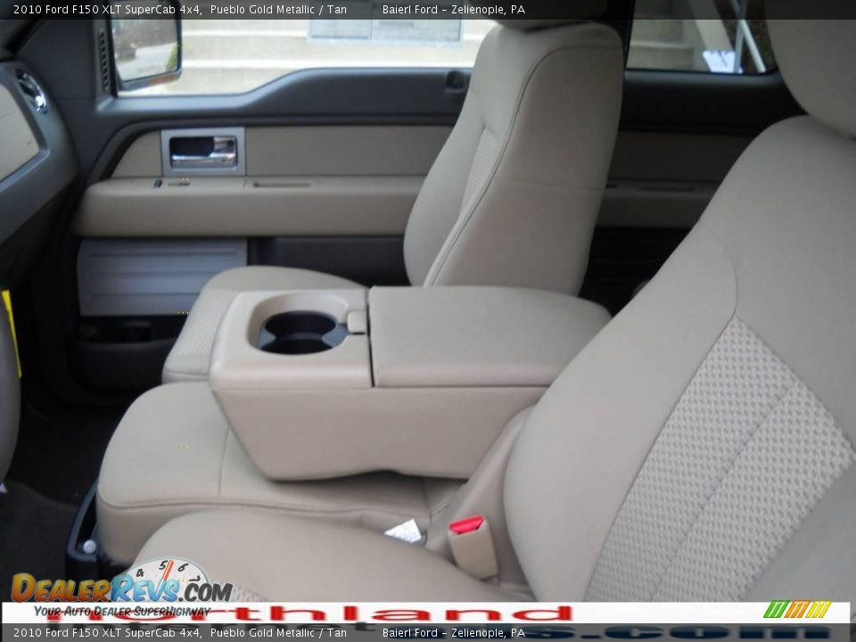 2010 Ford F150 XLT SuperCab 4x4 Pueblo Gold Metallic / Tan Photo #11