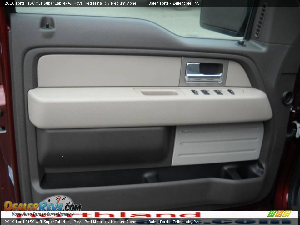 2010 Ford F150 XLT SuperCab 4x4 Royal Red Metallic / Medium Stone Photo #9