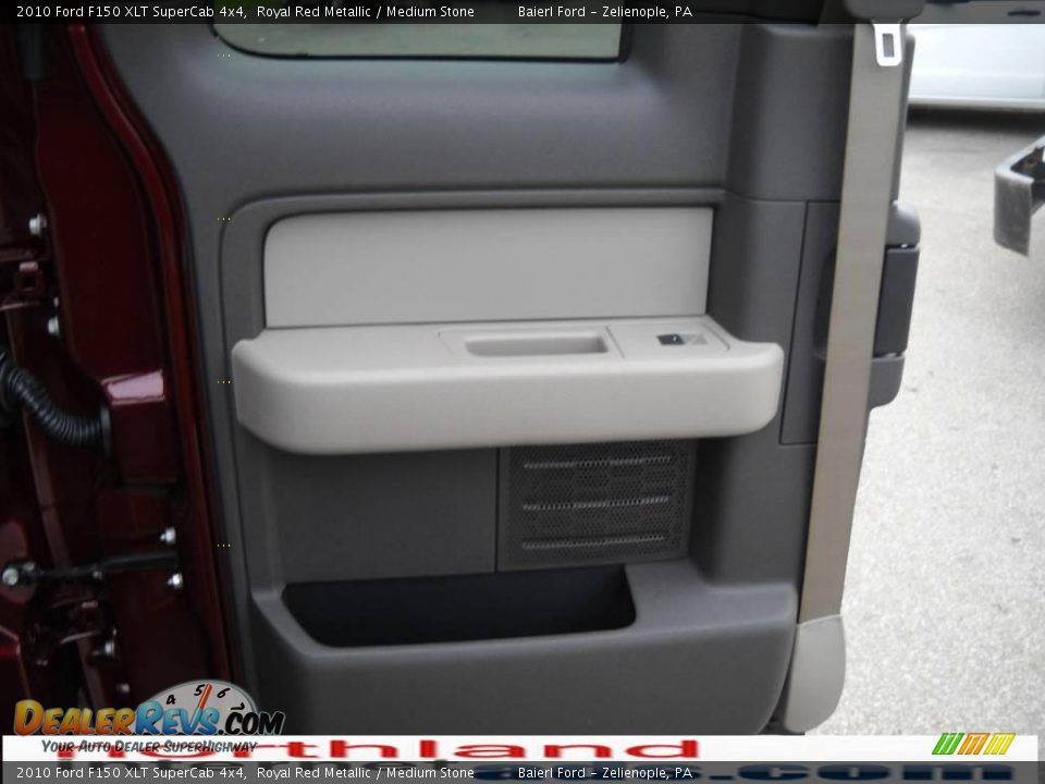 2010 Ford F150 XLT SuperCab 4x4 Royal Red Metallic / Medium Stone Photo #13