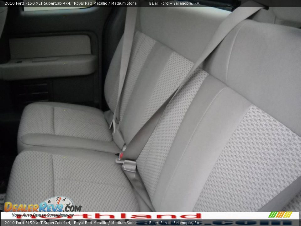 2010 Ford F150 XLT SuperCab 4x4 Royal Red Metallic / Medium Stone Photo #15