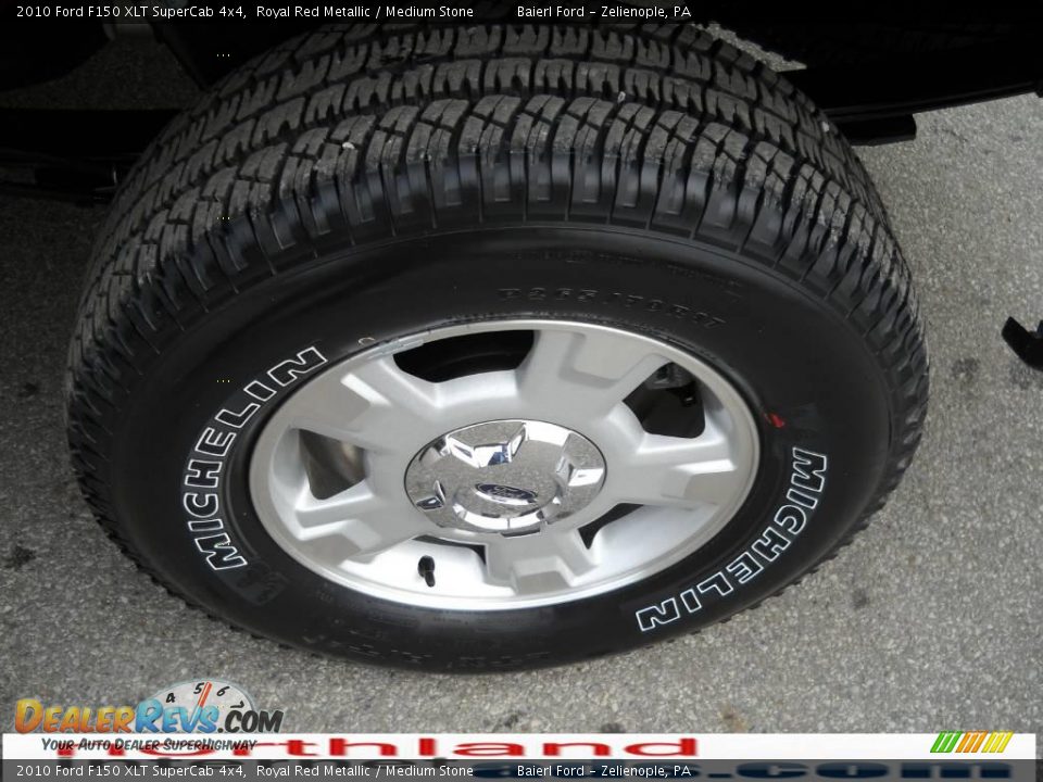 2010 Ford F150 XLT SuperCab 4x4 Royal Red Metallic / Medium Stone Photo #16