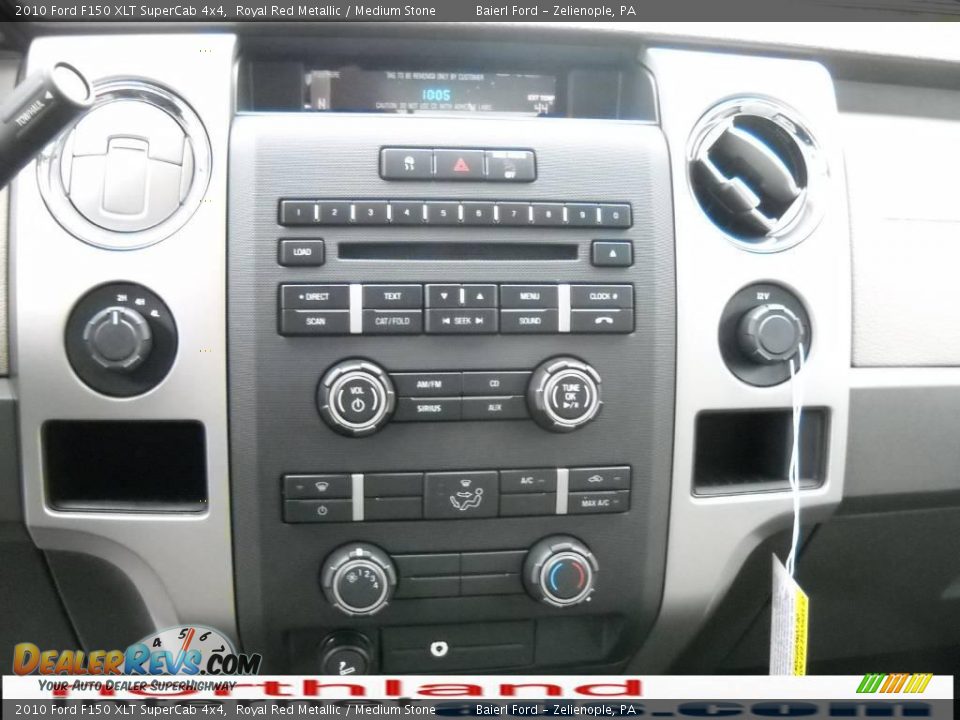 2010 Ford F150 XLT SuperCab 4x4 Royal Red Metallic / Medium Stone Photo #17