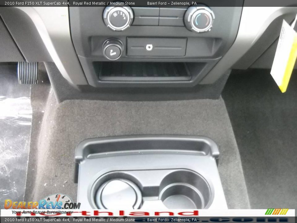 2010 Ford F150 XLT SuperCab 4x4 Royal Red Metallic / Medium Stone Photo #18