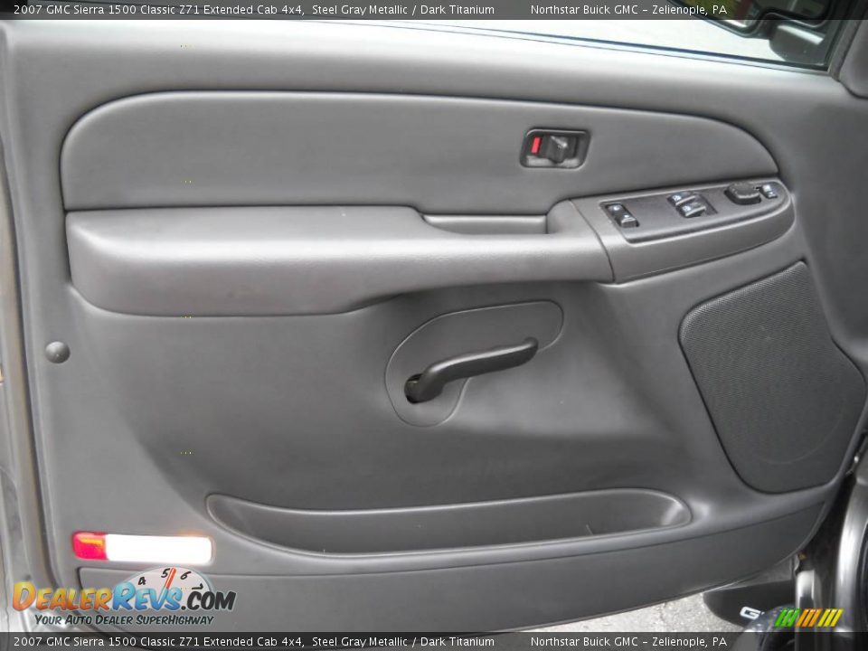 2007 GMC Sierra 1500 Classic Z71 Extended Cab 4x4 Steel Gray Metallic / Dark Titanium Photo #6
