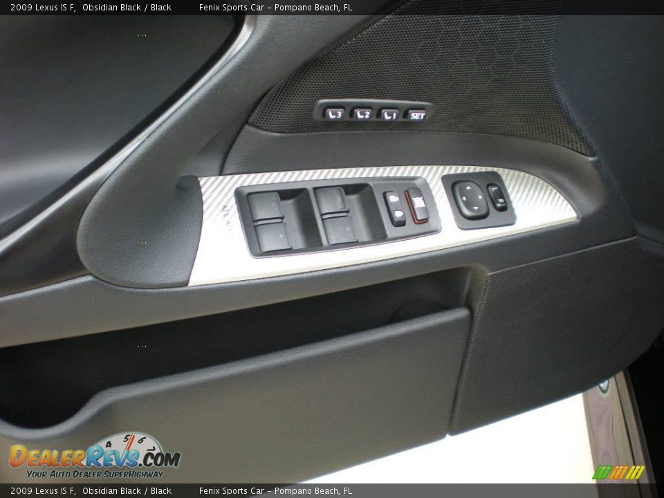 2009 Lexus IS F Obsidian Black / Black Photo #15