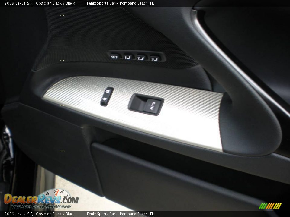 2009 Lexus IS F Obsidian Black / Black Photo #16