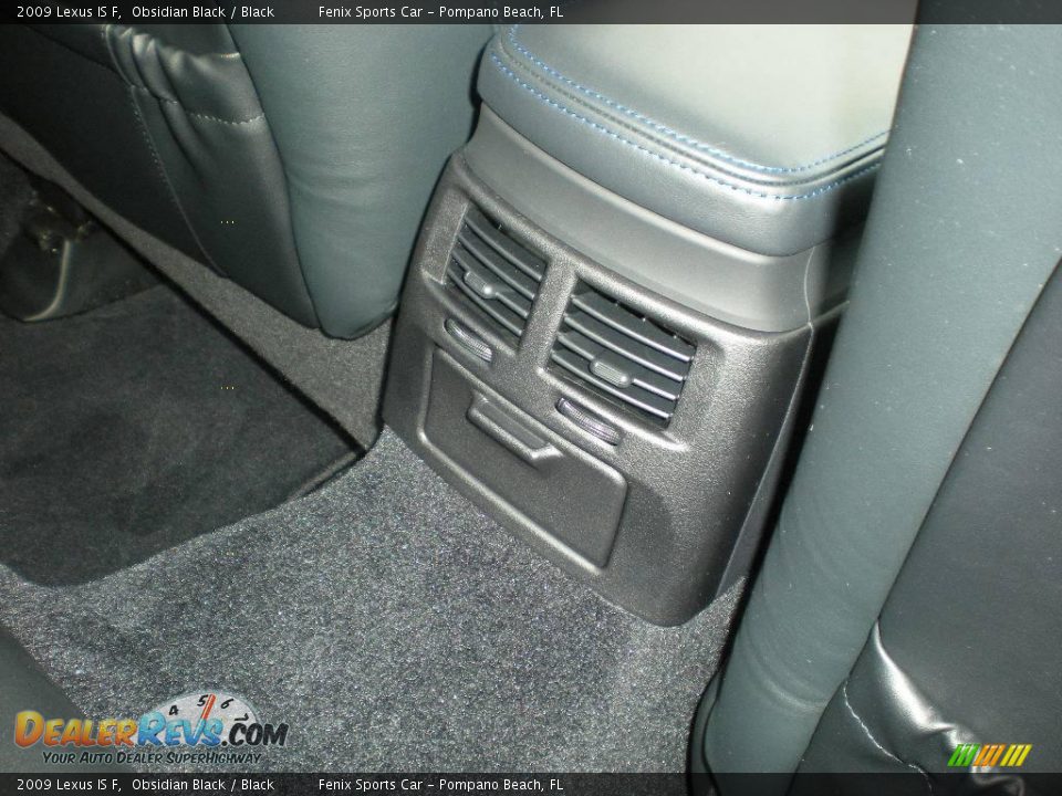 2009 Lexus IS F Obsidian Black / Black Photo #20