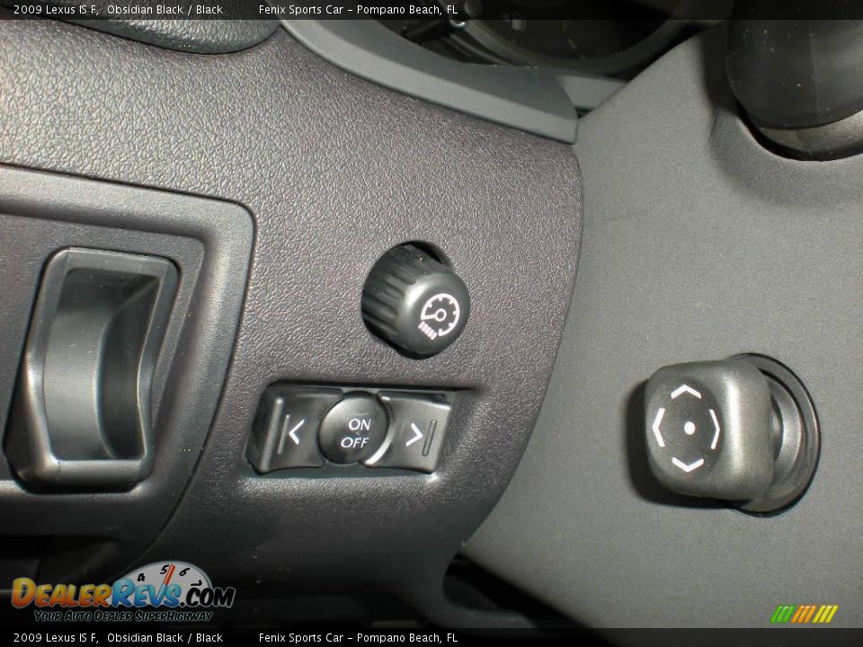 2009 Lexus IS F Obsidian Black / Black Photo #26