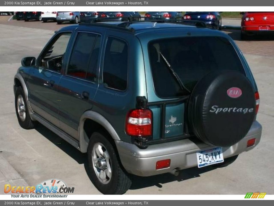 2000 Kia Sportage EX Jade Green / Gray Photo #2