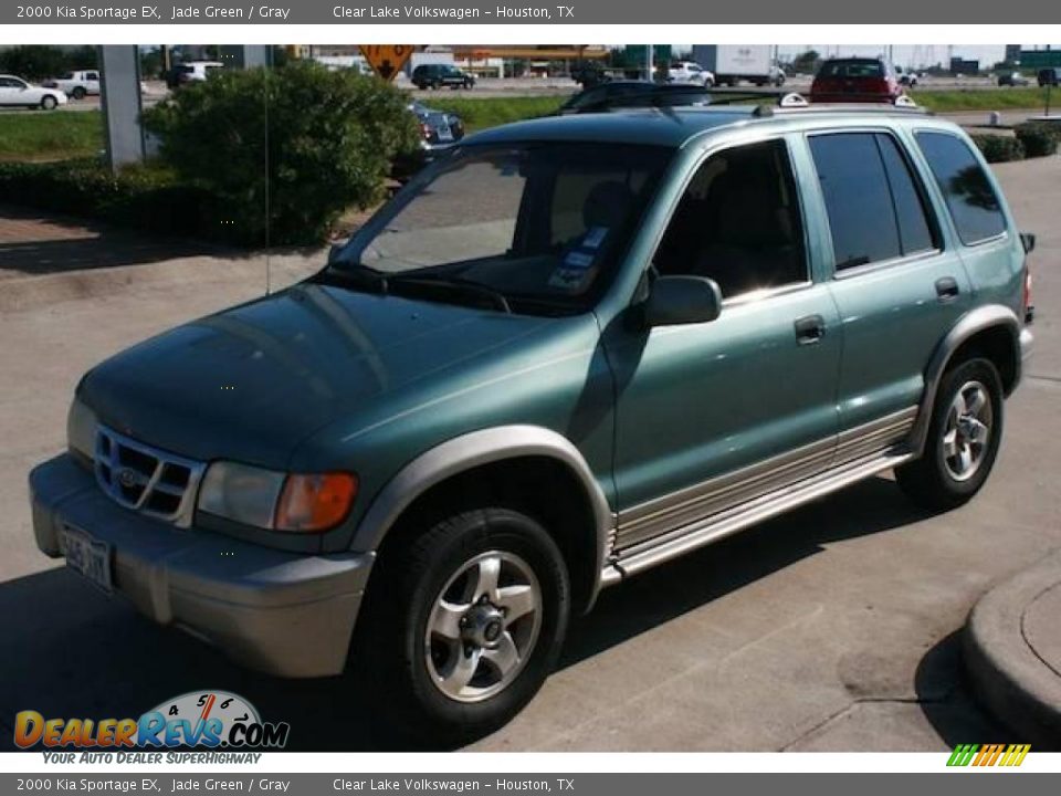 2000 Kia Sportage EX Jade Green / Gray Photo #3