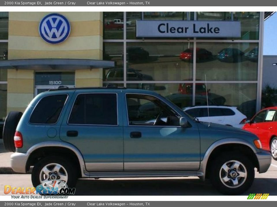 2000 Kia Sportage EX Jade Green / Gray Photo #4