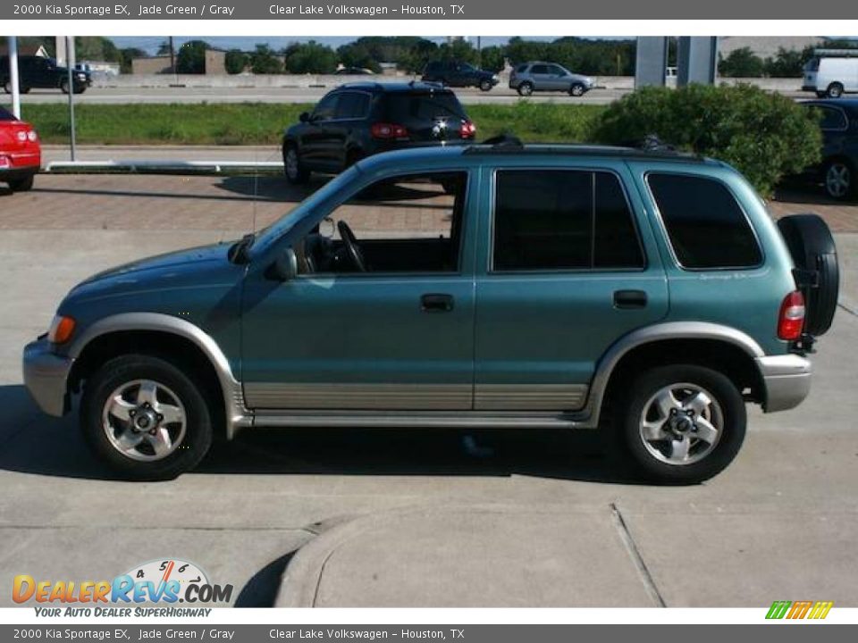 2000 Kia Sportage EX Jade Green / Gray Photo #11