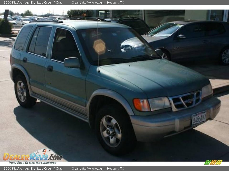 2000 Kia Sportage EX Jade Green / Gray Photo #12
