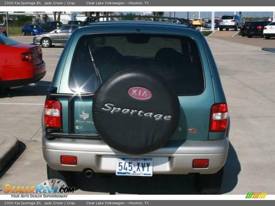 2000 Kia Sportage EX Jade Green / Gray Photo #13
