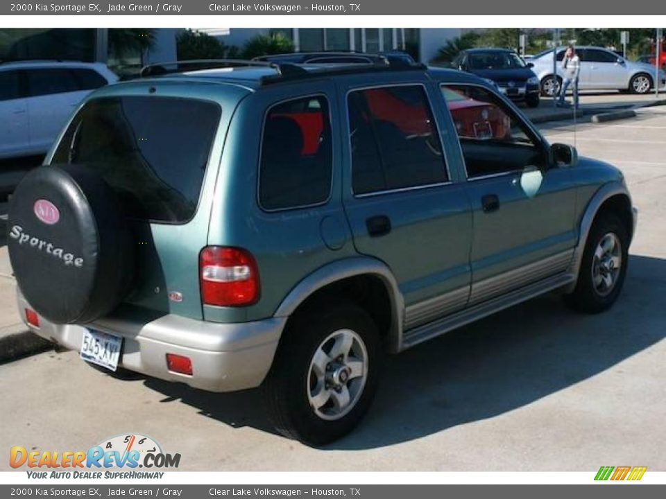 2000 Kia Sportage EX Jade Green / Gray Photo #14