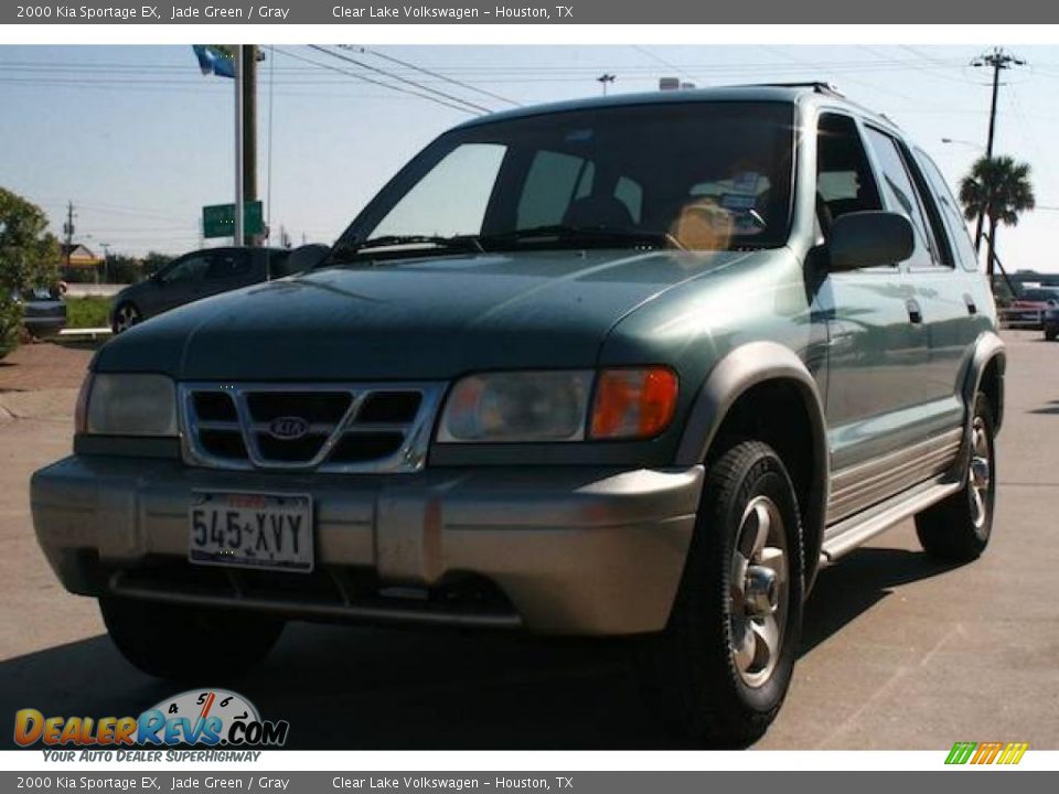 2000 Kia Sportage EX Jade Green / Gray Photo #18