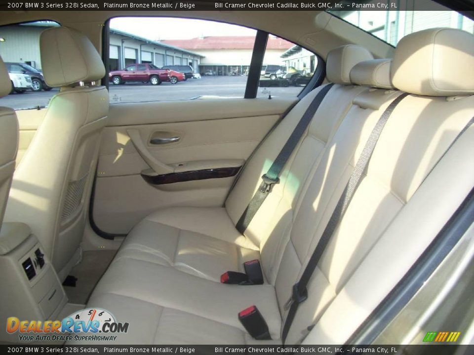 2007 BMW 3 Series 328i Sedan Platinum Bronze Metallic / Beige Photo #4