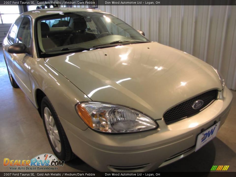 2007 Ford Taurus SE Gold Ash Metallic / Medium/Dark Pebble Photo #1