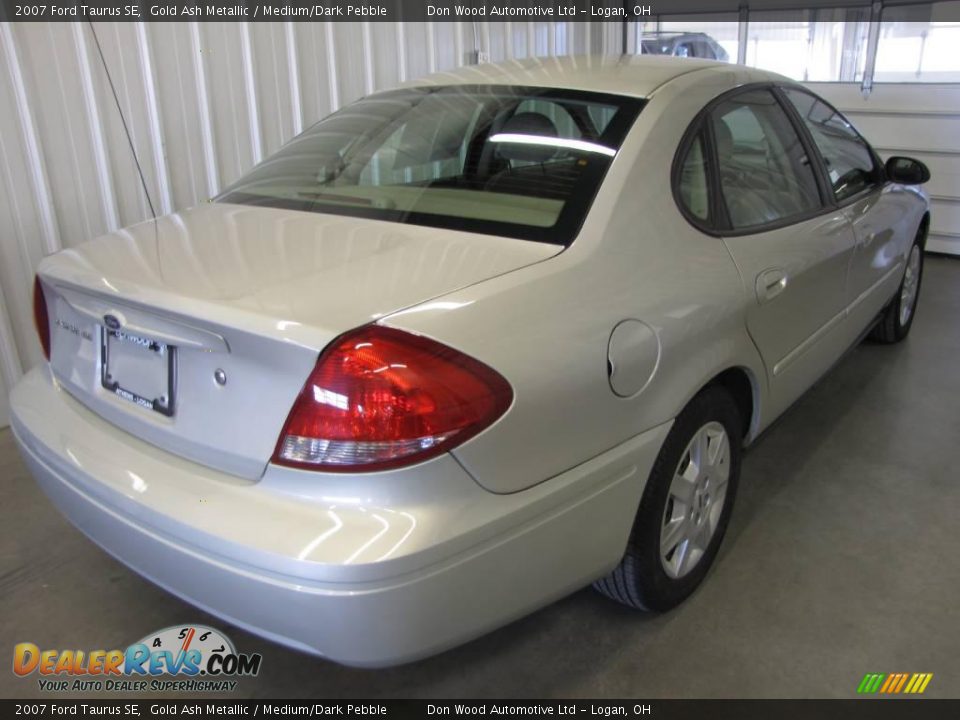 2007 Ford Taurus SE Gold Ash Metallic / Medium/Dark Pebble Photo #3