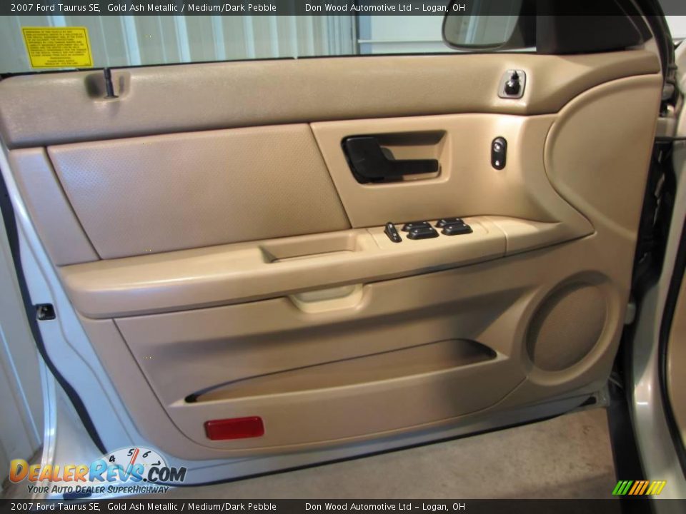 2007 Ford Taurus SE Gold Ash Metallic / Medium/Dark Pebble Photo #14