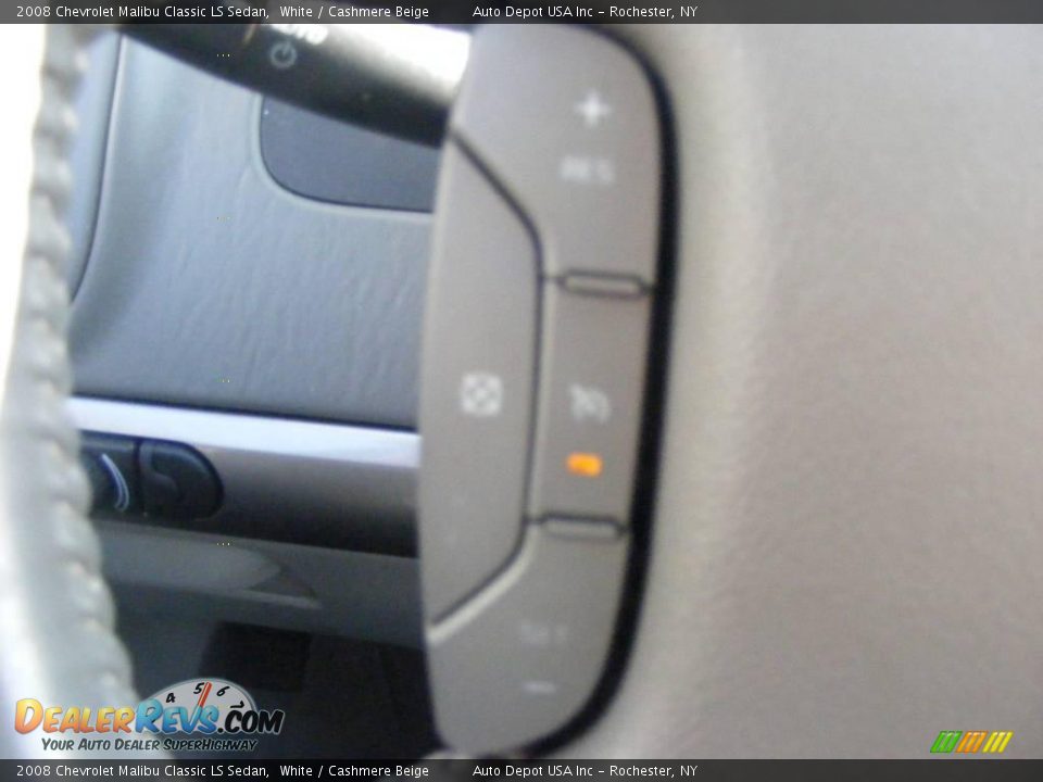 2008 Chevrolet Malibu Classic LS Sedan White / Cashmere Beige Photo #14