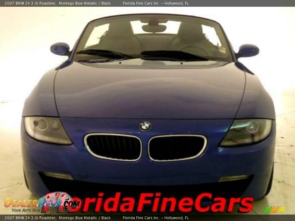 2007 BMW Z4 3.0i Roadster Montego Blue Metallic / Black Photo #5
