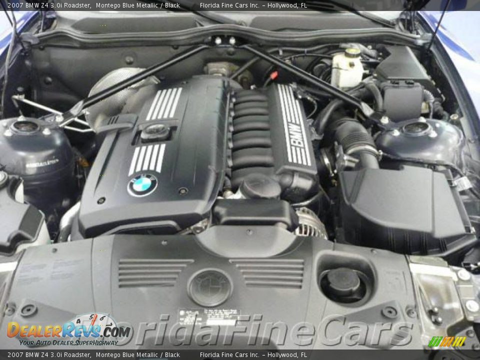 2007 BMW Z4 3.0i Roadster Montego Blue Metallic / Black Photo #10