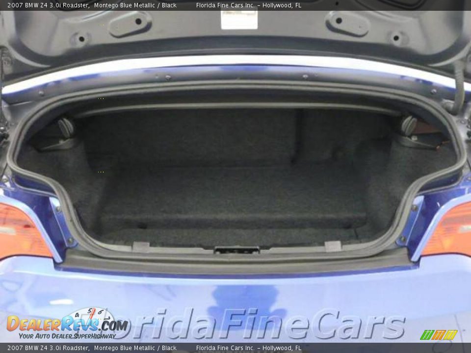 2007 BMW Z4 3.0i Roadster Montego Blue Metallic / Black Photo #11