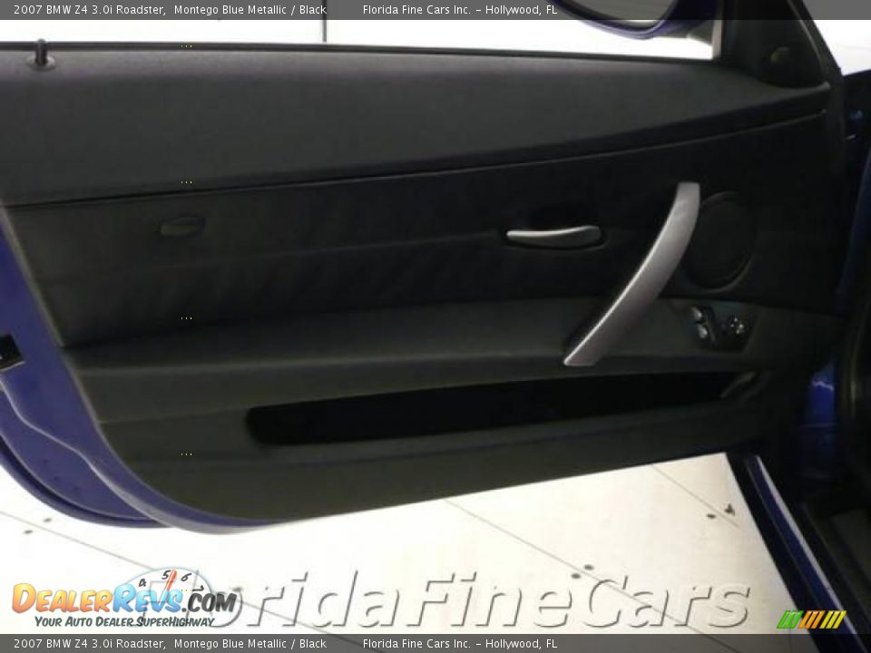 2007 BMW Z4 3.0i Roadster Montego Blue Metallic / Black Photo #12