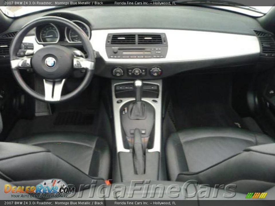 2007 BMW Z4 3.0i Roadster Montego Blue Metallic / Black Photo #15