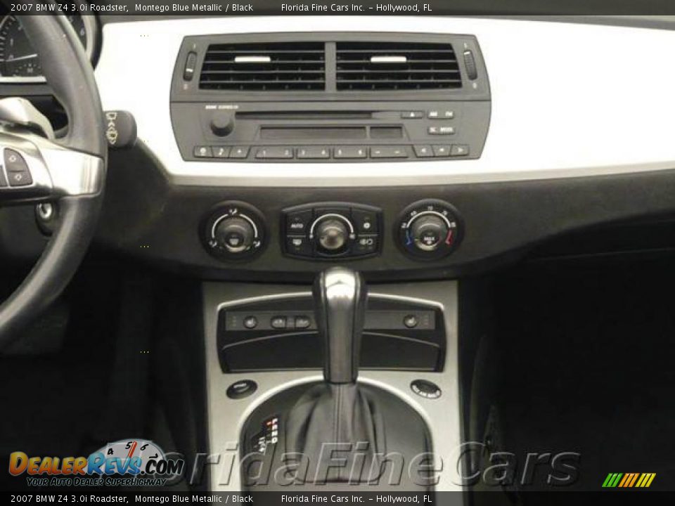 2007 BMW Z4 3.0i Roadster Montego Blue Metallic / Black Photo #17