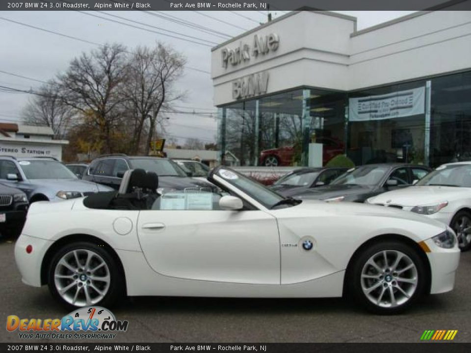 2007 BMW Z4 3.0i Roadster Alpine White / Black Photo #1