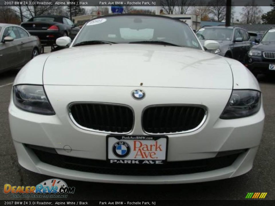 2007 BMW Z4 3.0i Roadster Alpine White / Black Photo #5